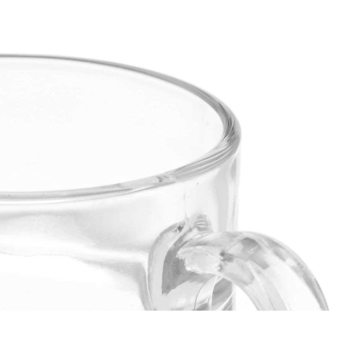 Taza Transparente Vidrio 90 ml (6 Unidades) 1