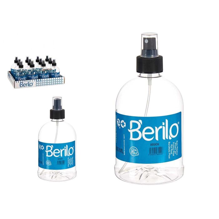 Bote Difusor de Plástico 500 ml Berilo - 8x17x8 cm, Negro/Transparente, Uso Cosmético (12 Unidades) Bote Difusor de Plástico 500 ml Berilo - 8x17x8 cm, Negro/Transparente, Uso Cosmético (12 Unidades)