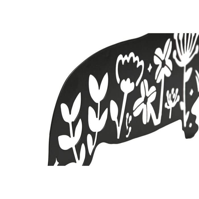 Decoración de Pared Home ESPRIT Negro Perro 40 x 1 x 33 cm (4 Unidades) 2 Decoración de Pared Home ESPRIT Negro Perro 40 x 1 x 33 cm (4 Unidades) 2