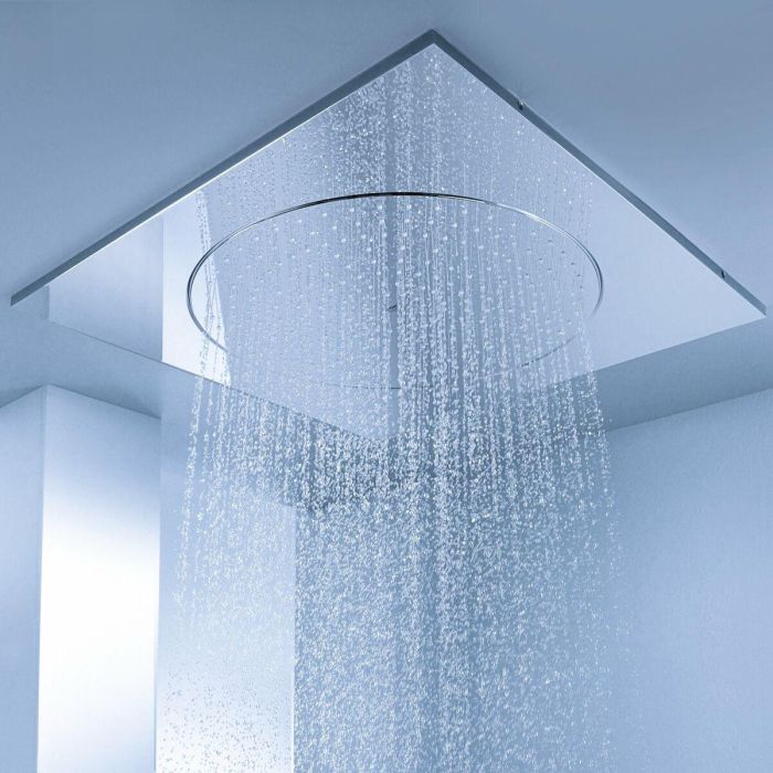 Grohe 27286000 Ducha de Techo Rainshower F-Series 20, 1 Chorro Lluvia DreamSpray, 508x508mm, Cromo StarLight, Antical SpeedClean 3 Grohe 27286000 Ducha de Techo Rainshower F-Series 20, 1 Chorro Lluvia DreamSpray, 508x508mm, Cromo StarLight, Antical SpeedClean 3