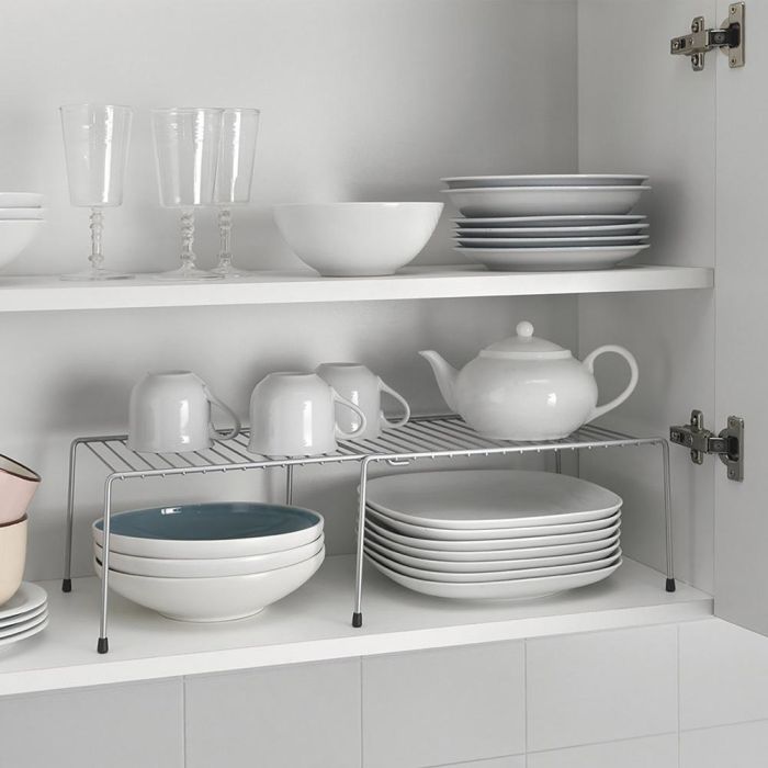 Metaltex Estante extensible para mueble de cocina 'Adapto' 57/33x24x15cm, recubrimiento Polytherm Metallic, Ref. 364300000 1 Metaltex Estante extensible para mueble de cocina 'Adapto' 57/33x24x15cm, recubrimiento Polytherm Metallic, Ref. 364300000 1