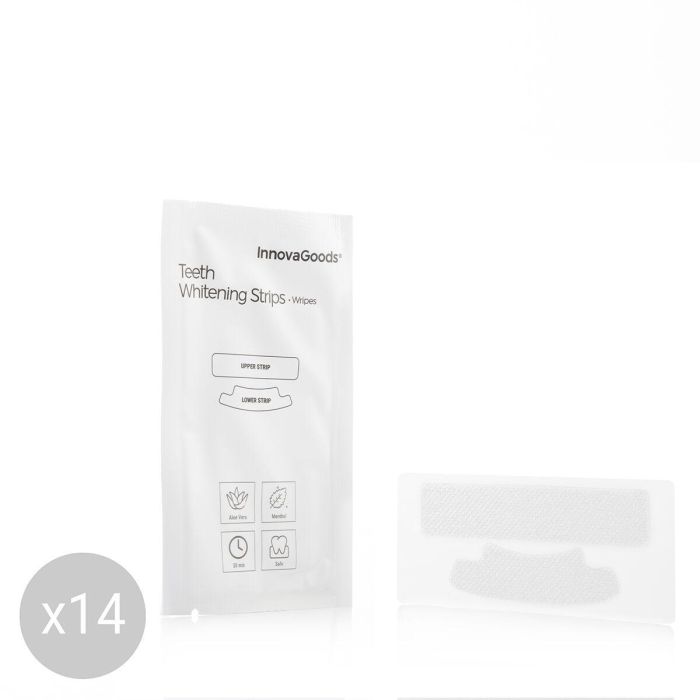 Tiras Blanqueadoras Dentales Wripes InnovaGoods 6 Tiras Blanqueadoras Dentales Wripes InnovaGoods 6