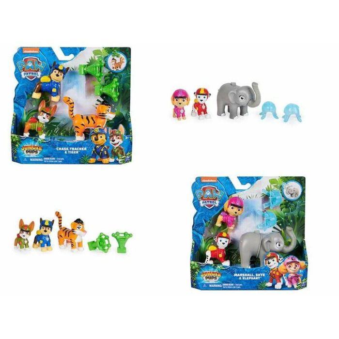 Figura paw patrol hero pups jungle 19,05x20,23x5,71 cm - modelos surtidos