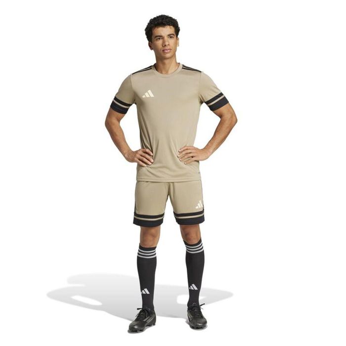 Camiseta de Fútbol de Manga Corta Hombre Adidas Squadra25 Jsy Beige XL 2