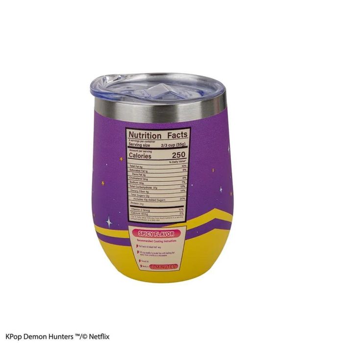 Cinereplicas Taza Viaje Isotermica Kpop Demon Hunters Netflix Rumi Sabor Superstar Anime Coleccionable, 350 ml, Acero Inoxidable
