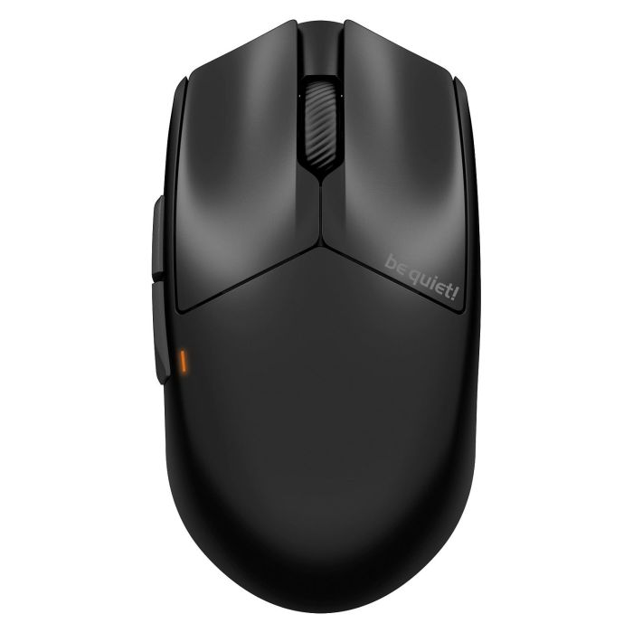 be quiet! Dark Perk Sym Gaming Mouse Inalámbrico 2.4GHz 32000 DPI RGB con Cable USB-C Recargable y Receptor, Óptico, Negro - Mando Derecho 1