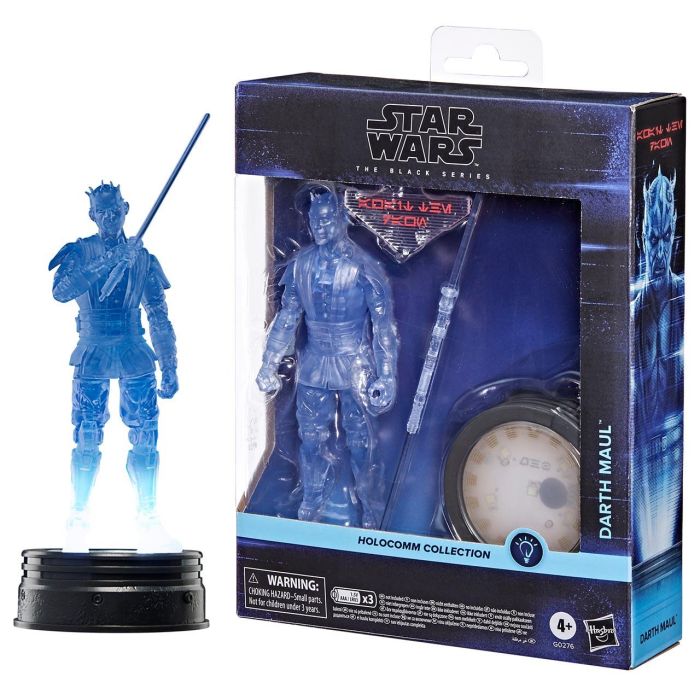 Hasbro G0276 Figura Star Wars The Black Series Holocomm Collection Darth Maul 15 cm Articulada con Discos Holográficos Luminosos 4 Hasbro G0276 Figura Star Wars The Black Series Holocomm Collection Darth Maul 15 cm Articulada con Discos Holográficos Luminosos 4