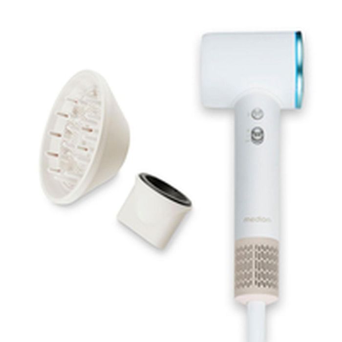 Medion MD19983 Secador de Pelo 1600W, 2 Velocidades, 85°C, Diseño LED Blanco 15