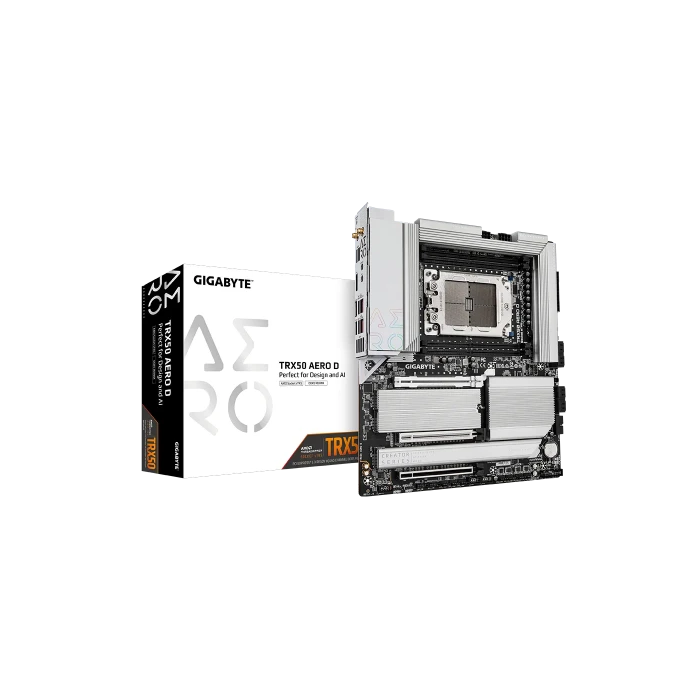 Placa Gigabyte Trx50 Aero D,Amd,Str5,Trx50,4Ddr5,1Tb,Dp,8Sata6+4M.2,1Lan10Gb+1Lan2.5Gb110Gb+Wif7+Bt5.3,10Usb3.2,E-Atx Placa Gigabyte Trx50 Aero D,Amd,Str5,Trx50,4Ddr5,1Tb,Dp,8Sata6+4M.2,1Lan10Gb+1Lan2.5Gb110Gb+Wif7+Bt5.3,10Usb3.2,E-Atx