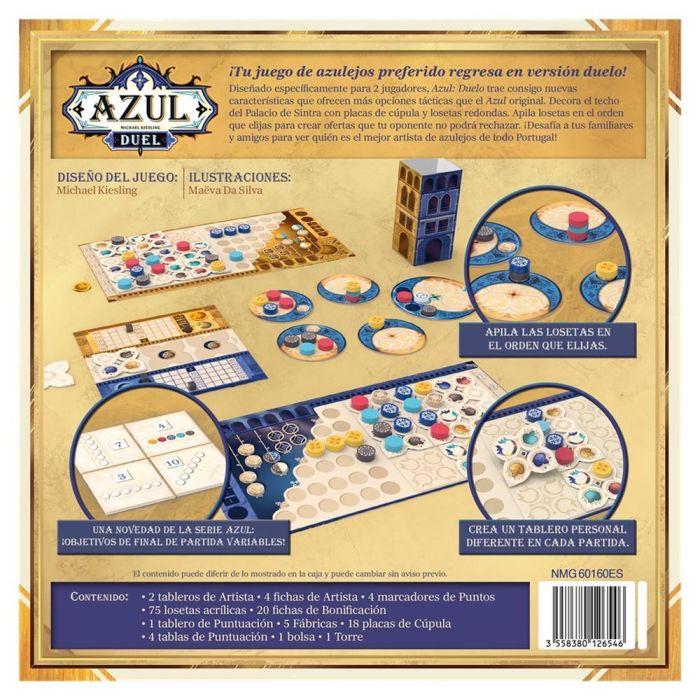 Plan B Games Juego de Mesa Azul: Duelo para 2 Jugadores NMG60160ES 3