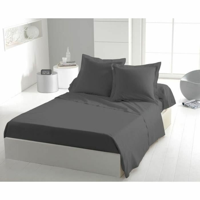Home Linge Passion HOM3701393718561 Sábana Encimera Antracita 180x290 cm para 1 Persona