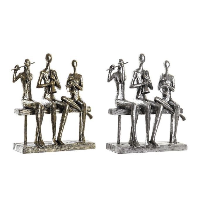 Figura Moderno DKD Home Decor Dorado Cobrizo 8 x 21 x 18 cm (2 Unidades) Figura Moderno DKD Home Decor Dorado Cobrizo 8 x 21 x 18 cm (2 Unidades)