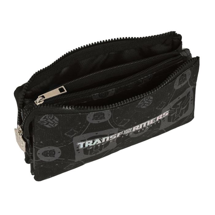 Portatodo Triple Transformers Negro 22 x 12 x 3 cm 1