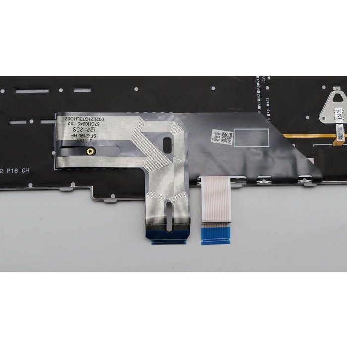 Lenovo Teclado Retroiluminado para ThinkPad P16 Gen 1 y Gen 2, Disposición Europea Inglés 2