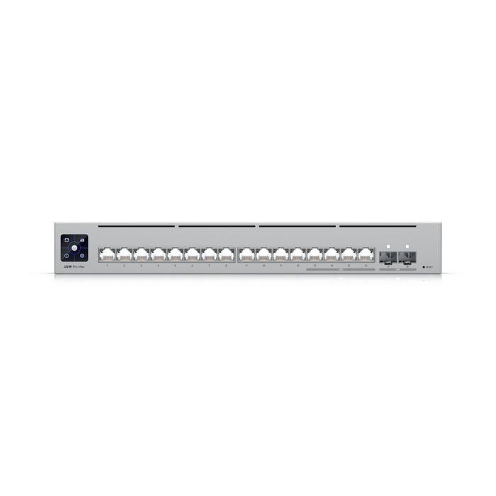 Ubiquiti Pro Max 16 Switch Conmutador L3 Ethernet 16 Puertos 2.5G (100/1000/2500) Montaje Rack 1U Gris 1 Ubiquiti Pro Max 16 Switch Conmutador L3 Ethernet 16 Puertos 2.5G (100/1000/2500) Montaje Rack 1U Gris 1