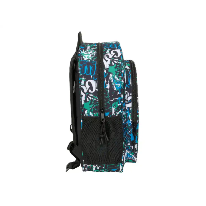 Safta Mochila Junior Adaptable a Carro Graffiti 380x320x120 mm 2 Safta Mochila Junior Adaptable a Carro Graffiti 380x320x120 mm 2