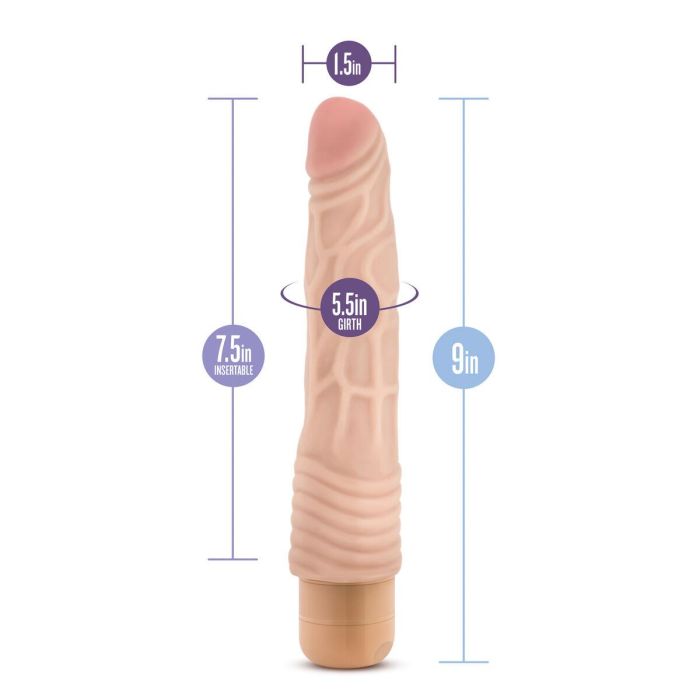 Vibrador realista Blush Dr Skin 3 Vibrador realista Blush Dr Skin 3