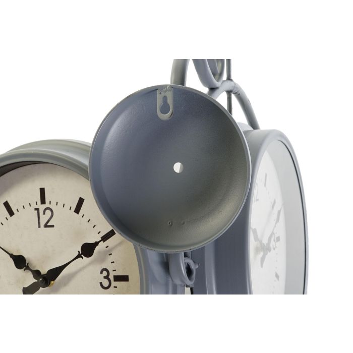 DKD Home Decor Reloj de Pared Tradicional de Hierro y Cristal para Decoración del Hogar Gris Dorado. Funciona con 1 pila AA. Medidas 43x47x14.5 cm 4 DKD Home Decor Reloj de Pared Tradicional de Hierro y Cristal para Decoración del Hogar Gris Dorado. Funciona con 1 pila AA. Medidas 43x47x14.5 cm 4