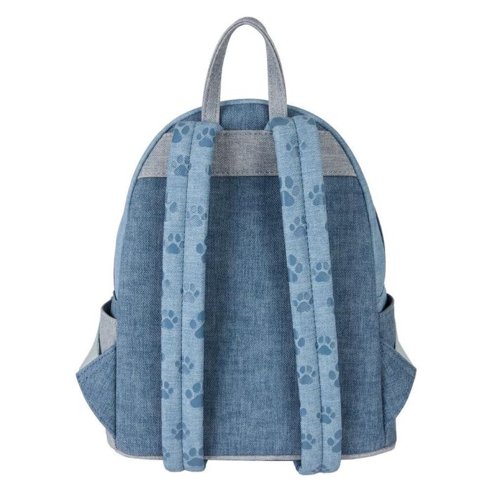 Mochila Denim Disney Loungefly 26cm 3 Mochila Denim Disney Loungefly 26cm 3