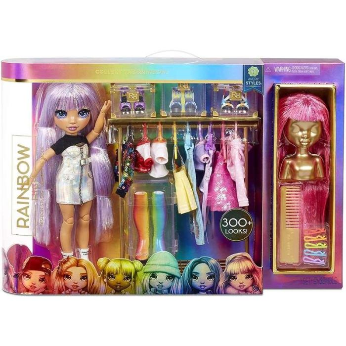 MGA Estudio Fashion Rainbow High Muñeca con Más de 300 Looks y Accesorios, Incluye Muñeca Exclusiva, 22 cm 2