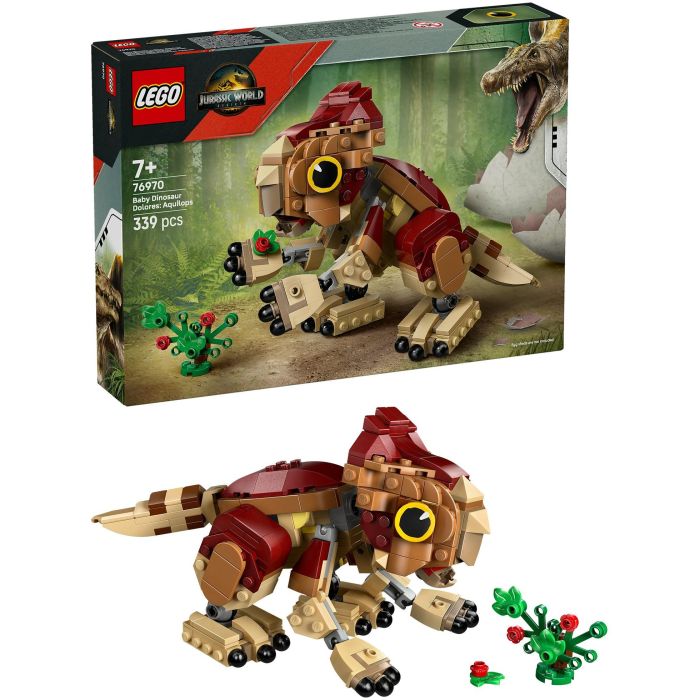 LEGO 76970 Jurassic World Set Dolores Bebé: Aquilops Figura Construible de Dinosaurio Móvil, Articulado, para Jugar y Exponer, +7 Años 2 LEGO 76970 Jurassic World Set Dolores Bebé: Aquilops Figura Construible de Dinosaurio Móvil, Articulado, para Jugar y Exponer, +7 Años 2