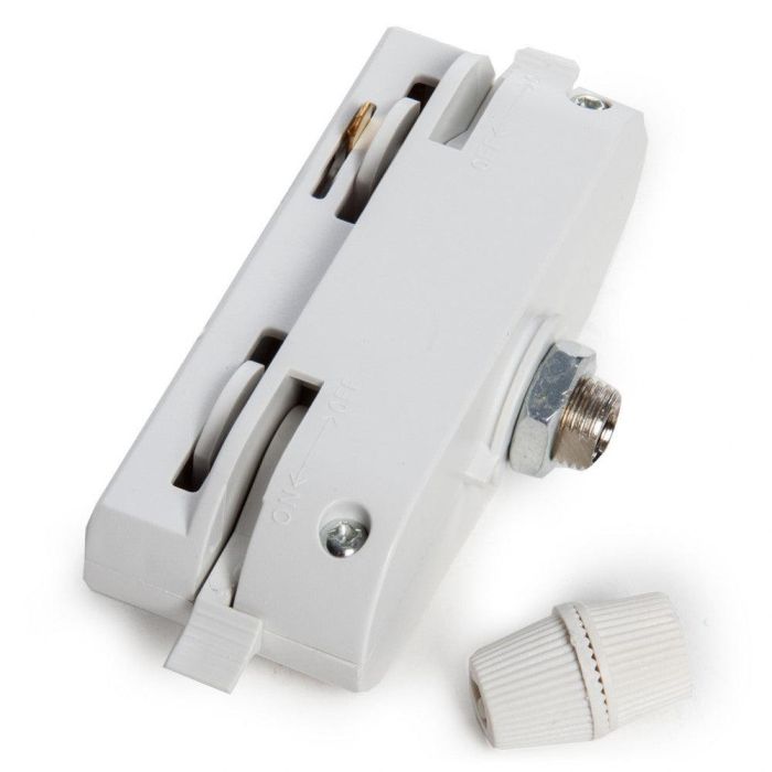 Adaptador Carril Monofásico Blanco 1 Adaptador Carril Monofásico Blanco 1