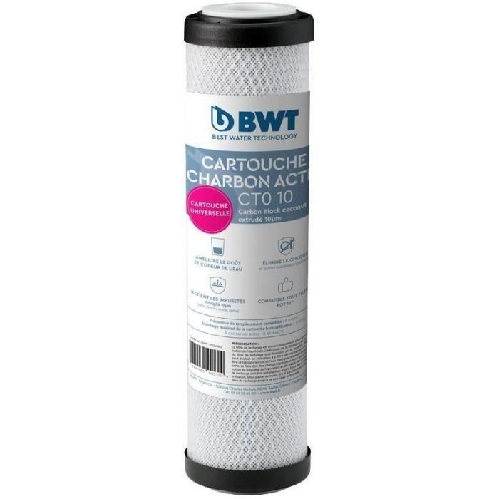 Cartucho - BWT - CARBOFILTER 93/4-10µm - Elimina partículas finas del agua