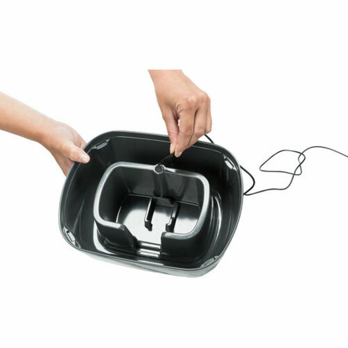 Fuente para Mascotas Trixie Polygon Blanco Gris Silicona Melamina 2,5 L 28 x 11 x 22 cm 13