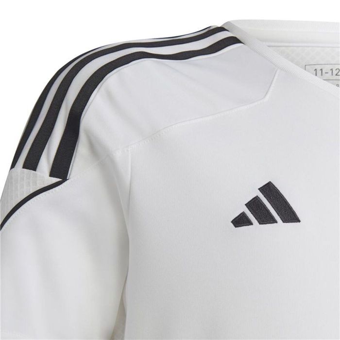 Camiseta de Fútbol de Manga Corta para Niños Adidas Tiro 23 Blanco M 2