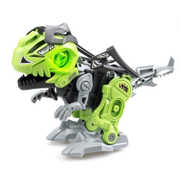 YCOO Mega Dino Biopod Cyberpunk - Dinosaurio Robot para Construir 25 Piezas, Ojos Iluminados, Sonidos y Sensores Táctiles - 22 cm 4 YCOO Mega Dino Biopod Cyberpunk - Dinosaurio Robot para Construir 25 Piezas, Ojos Iluminados, Sonidos y Sensores Táctiles - 22 cm 4