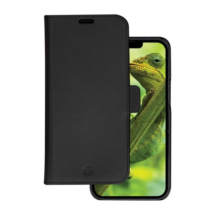 dbramante1928 Lynge iPhone 14 Pro Max Funda Cartera 2 en 1 Piel Grano Completo Negra Ecológica
