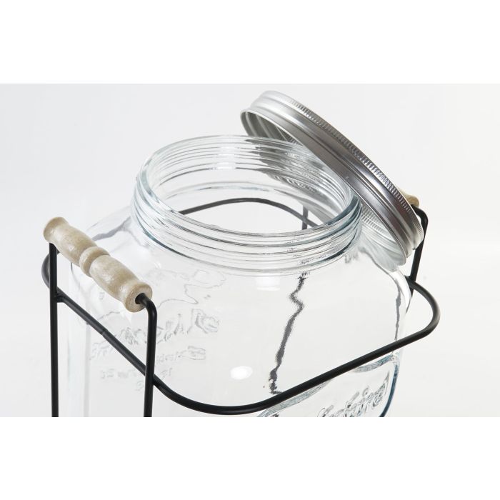 Dispensador Bebidas Cottage DKD Home Decor Transparente Plateado 26 x 42 x 23 cm (4 Unidades) 3 Dispensador Bebidas Cottage DKD Home Decor Transparente Plateado 26 x 42 x 23 cm (4 Unidades) 3