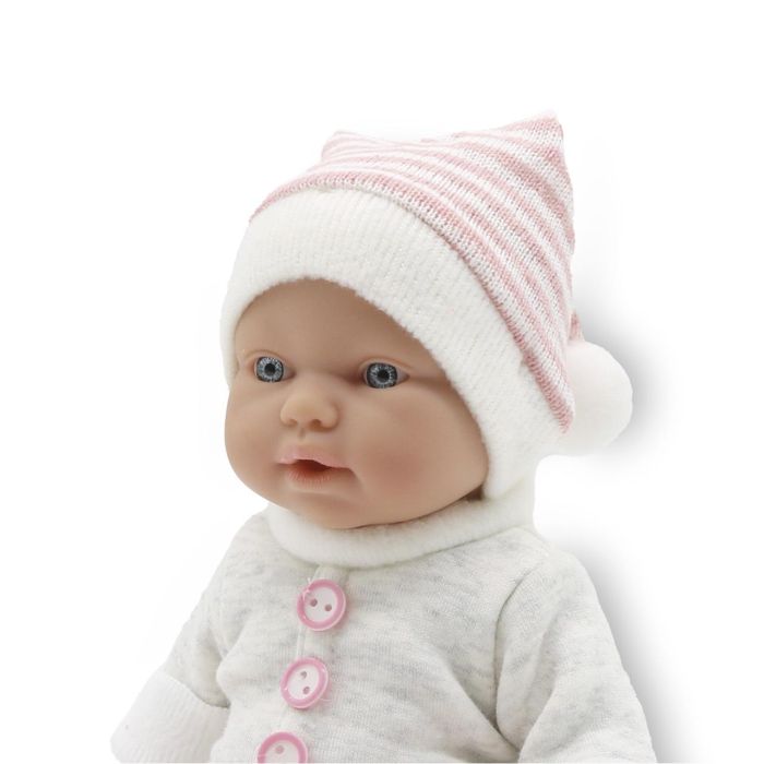 Muñeca 26Cm Conjunto Pantalon Gris Y Rayas Rosas T01065 1