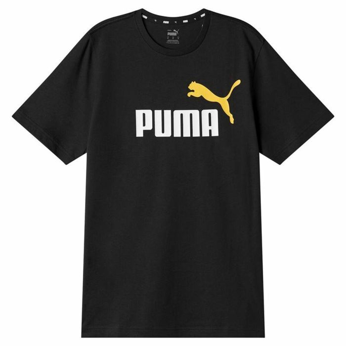 Camiseta de Manga Corta Hombre Puma Ess+ 2 Col Logo Negro S 0 Camiseta de Manga Corta Hombre Puma Ess+ 2 Col Logo Negro S 0
