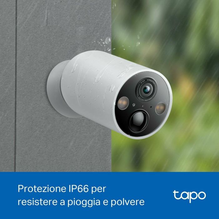 TP-Link Tapo C425 Cámara de Seguridad IP Exterior Inalámbrica WiFi 4MP 2K Batería 10000mAh Visión Nocturna Audio 2 Vías IP66 9 TP-Link Tapo C425 Cámara de Seguridad IP Exterior Inalámbrica WiFi 4MP 2K Batería 10000mAh Visión Nocturna Audio 2 Vías IP66 9