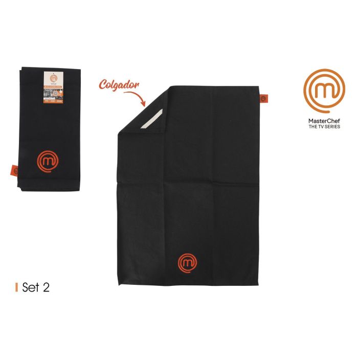 Set de 2 paños de cocina 50x70 cm Masterchef (12 Cajas) Set de 2 paños de cocina 50x70 cm Masterchef (12 Cajas)