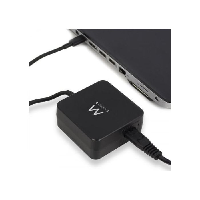Ewent EW3980 Fuente de Alimentación CA/CC para Portátil 65W, Tensión Ajustable (5-15V), Entrada 100-240V Universal, Negro 2 Ewent EW3980 Fuente de Alimentación CA/CC para Portátil 65W, Tensión Ajustable (5-15V), Entrada 100-240V Universal, Negro 2