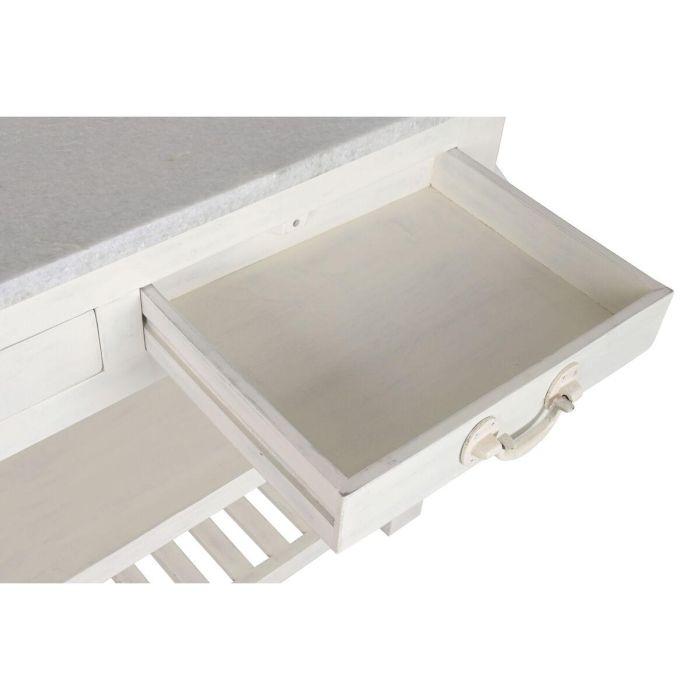 Mueble Auxiliar Home ESPRIT Blanco 119 x 70 x 93 cm 7