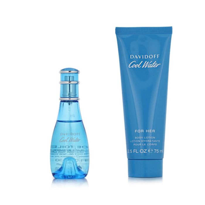 Set de Perfume Mujer Davidoff Cool Water 2 Piezas 1