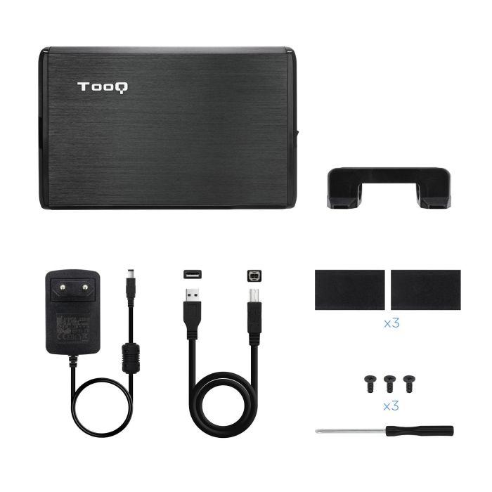 Caja Externa para Disco Duro de 3.5" TooQ TQE-3509B/ USB 2.0 5 Caja Externa para Disco Duro de 3.5" TooQ TQE-3509B/ USB 2.0 5