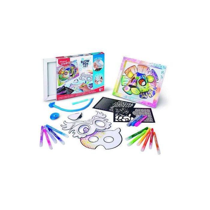 Maped Kit Aerografo Soplador Con Hilos