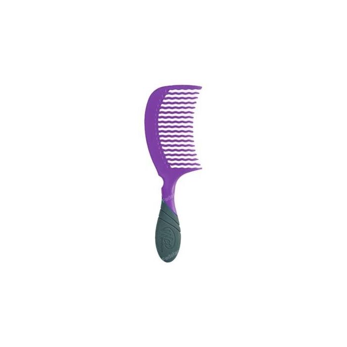 Wet Brush Peine Desenredante Professional Pro Detangling Comb Purple con Tecnología WaveTooth y Mango EasyGrip