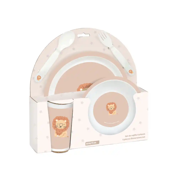 Safta Set de Platos Cubiertos y Vaso Preescolar 260x260x90 mm 0 Safta Set de Platos Cubiertos y Vaso Preescolar 260x260x90 mm 0