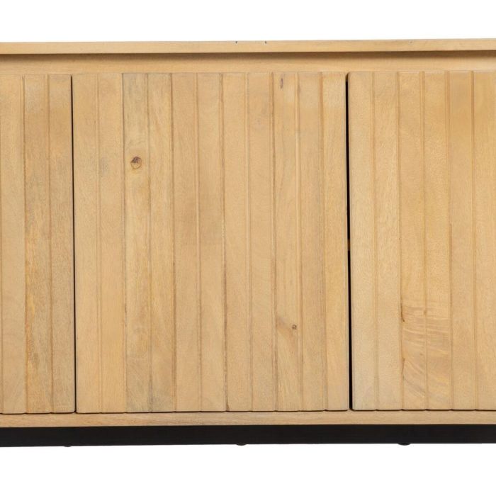 Aparador MONTMARTRE Negro Natural Hierro Madera de mango 140 x 40 x 75 cm 3