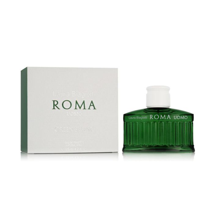 Perfume Hombre Laura Biagiotti Roma Uomo Green Swing EDT EDT 125 ml Perfume Hombre Laura Biagiotti Roma Uomo Green Swing EDT EDT 125 ml