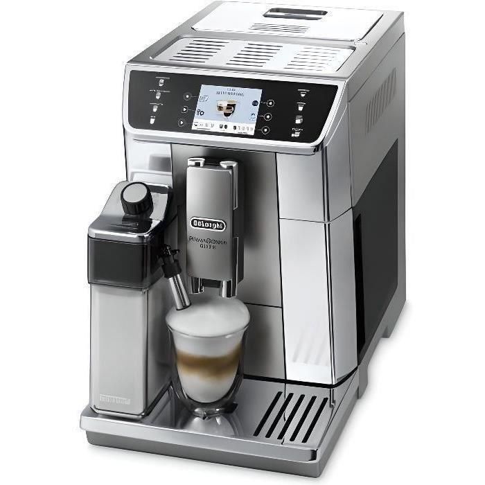 De'Longhi ECAM650.55.MS Cafetera Superautomática Espresso Conectada PrimaDonna Elite - LCD 3.5" - 8 Recetas - Depósito 2L - Gris 1 De'Longhi ECAM650.55.MS Cafetera Superautomática Espresso Conectada PrimaDonna Elite - LCD 3.5" - 8 Recetas - Depósito 2L - Gris 1
