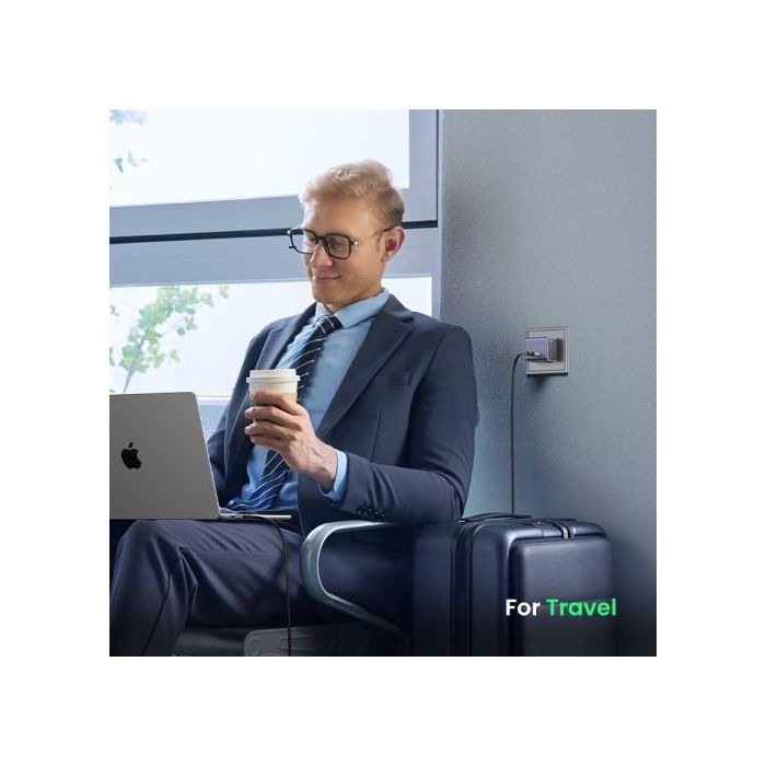 UGREEN 35041 Nexode S Cargador Rápido USB-C GaN de 30W para Teléfono Móvil, Batería Portátil, Teléfono Gris 8