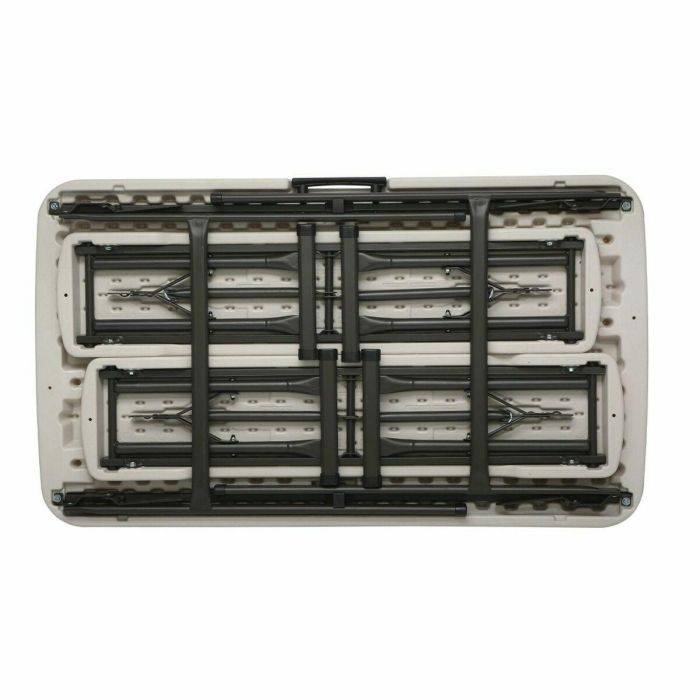 Color Baby Conjunto Plegable Mesa (106x61x74 cm) y 2 Bancos (94x22x42 cm) para 4 Personas Asas Incorporadas 5