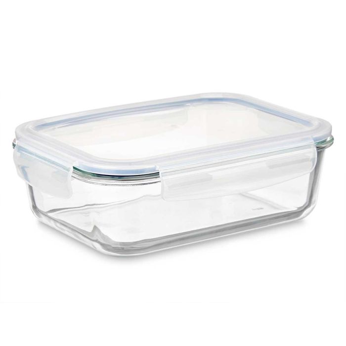Fiambrera Borosilicato Hermetica 640Ml Vivalto 17X6CM (24 Unidades) 1 Fiambrera Borosilicato Hermetica 640Ml Vivalto 17X6CM (24 Unidades) 1