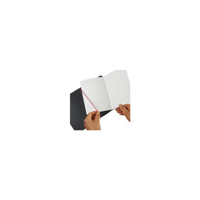 Herlitz Notizheft my.book flex A6 PP 40Bl. kariert schwarz 3